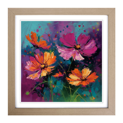 Cosmos Fauvism No.3 - Framed Print