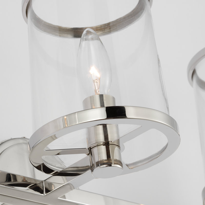 Reynolds 3 - Light Dimmable Vanity Light, Polished Nickel