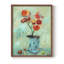 Impression encadrée orange pop - bois massif-1949278011-1949278012