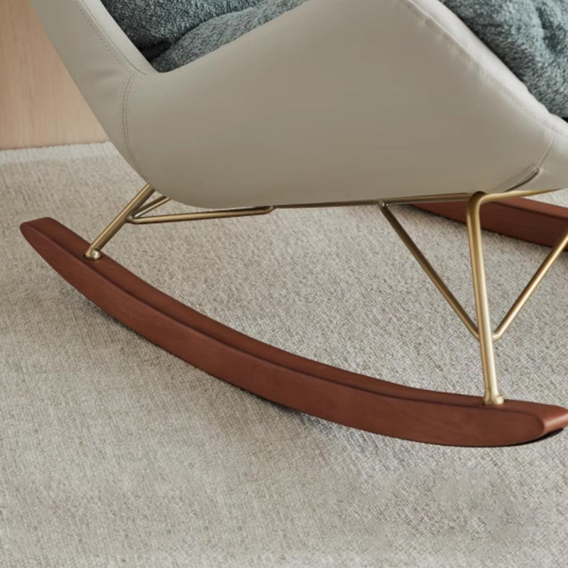 Chaise berçante simple décontractée Home, Bleu