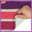 Tapis de bain mauve à rayures rouges-1481578369
