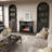 Freestanding Electric Fireplace with Remote-1272029732