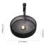 Ivy Bronx Arniya 400mm L x 400mm W Black Glass Oval Sink