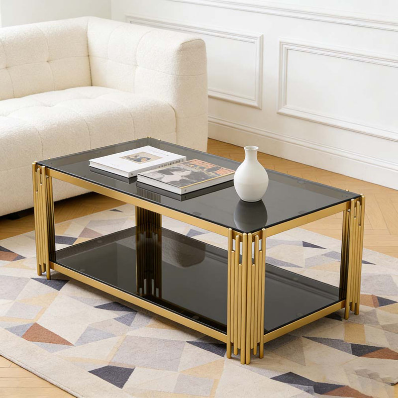 Table basse moderne Modern, Noir, noir, noir, noir