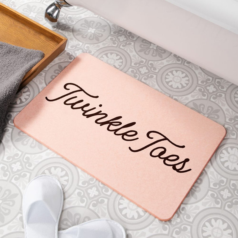 Non-Slip Bath Mat, Pink