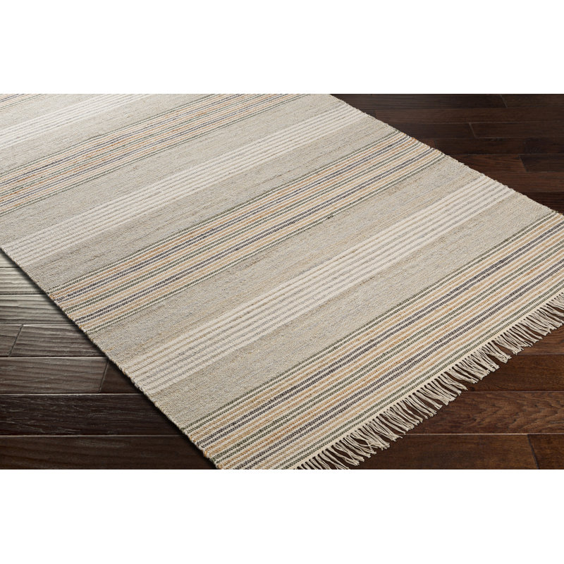 Haiya Striped Indoor Rug, Rectangle 6' x 9'