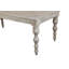 84 po. Table de salle à manger rectangulaire avec 4 chaises rembourrées