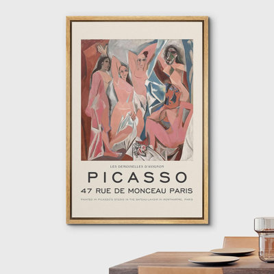 Classical Artwork " The Young Ladies of Avignon " by Pablo Picasso Print
