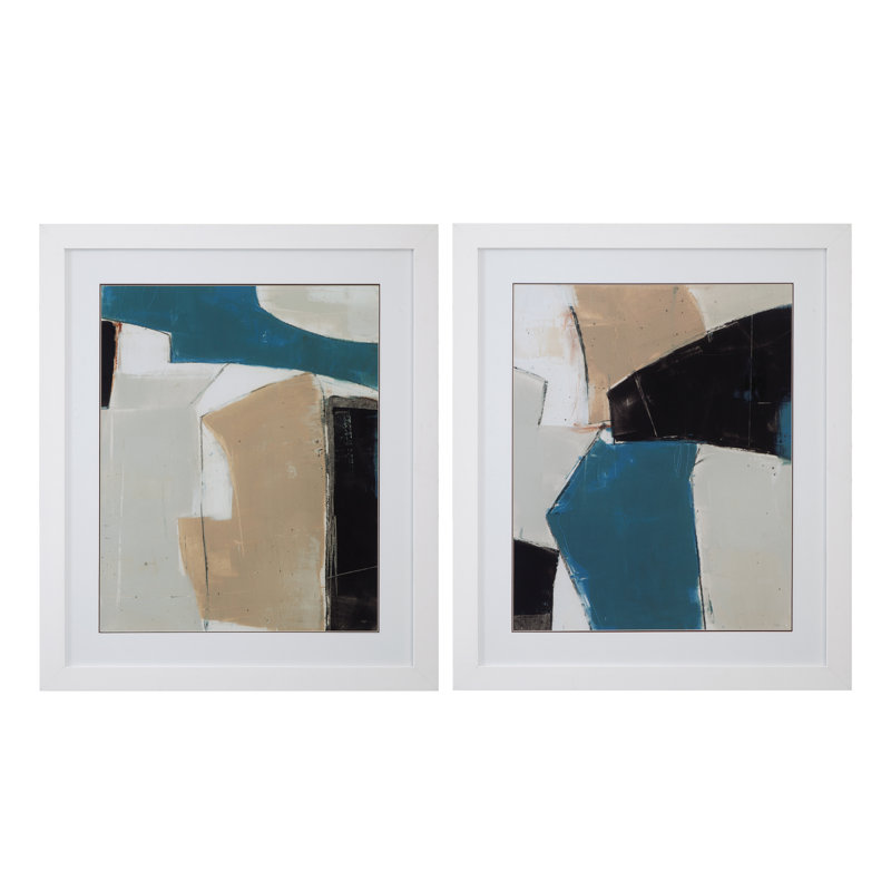 Layers II Framed Print – Limited Edition Signed Art in White Frame