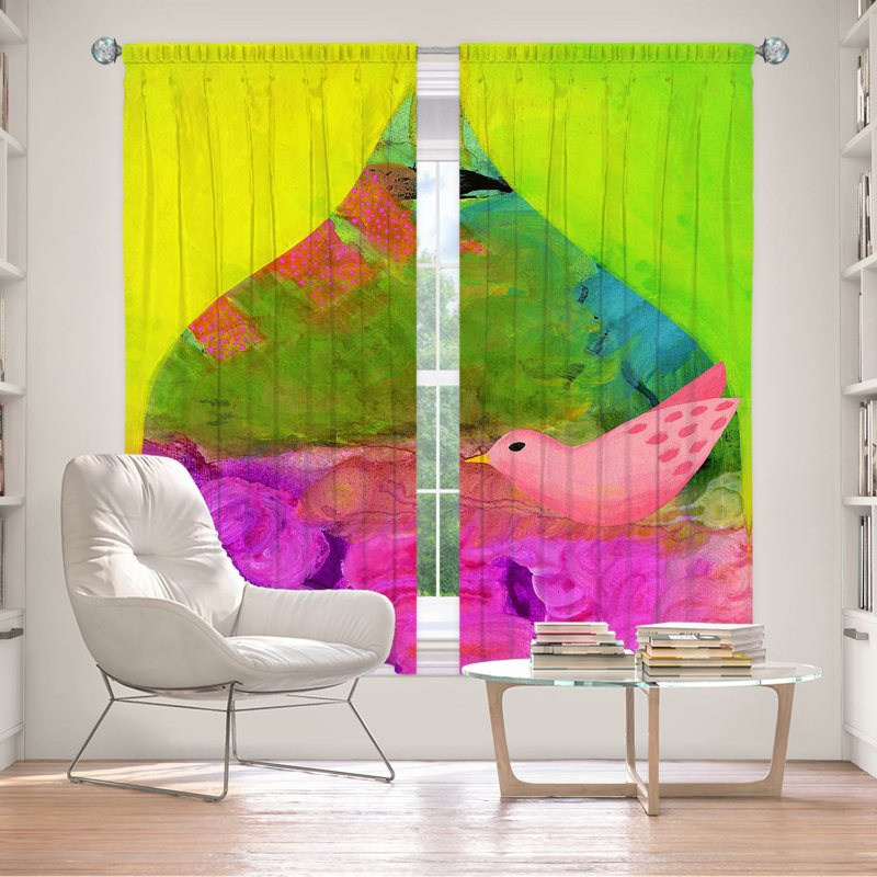 Room Darkening Curtain Pair, 40" W x 61" L