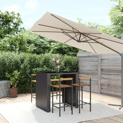 Overbrook 4 - Person Patio Dining Set with Rectangular Table