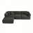 122'' Velvet Sofa With Ottoman-1273471402