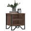 Alliyah 40cm W Metal Bedside Table-758425477