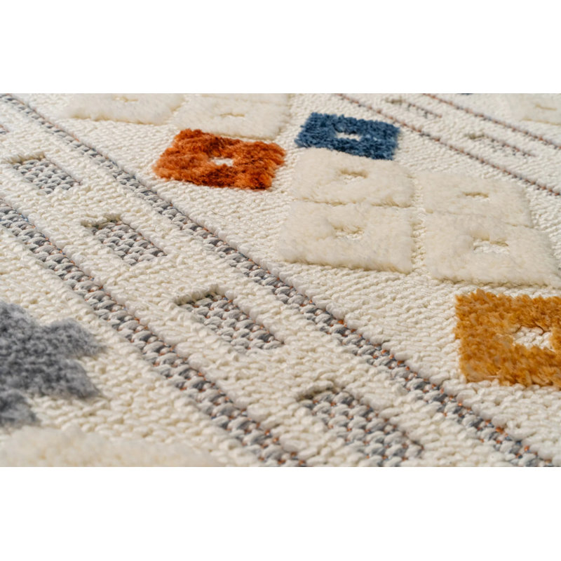 Siesser Moroccan Indoor Rug, Square 1'6"