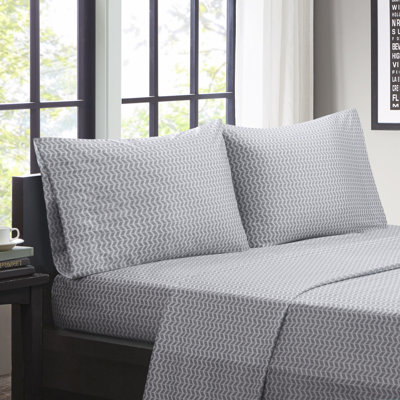 Ensemble de draps en microfibre Chevron
