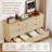 Boho Natural Rattan 4-piece Bedroom Set-664330600