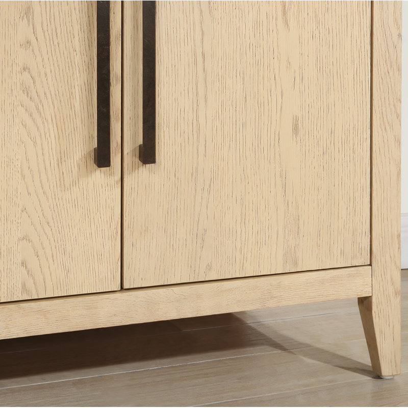 60" Undermount Double Bathroom Vanity Set, Wire Brushed Dark Oak, 72"