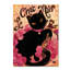 « le chat noir », reproduction d’art sur toile tendue-21024862