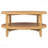Maple Brown Round Solid Wood Coffee Table