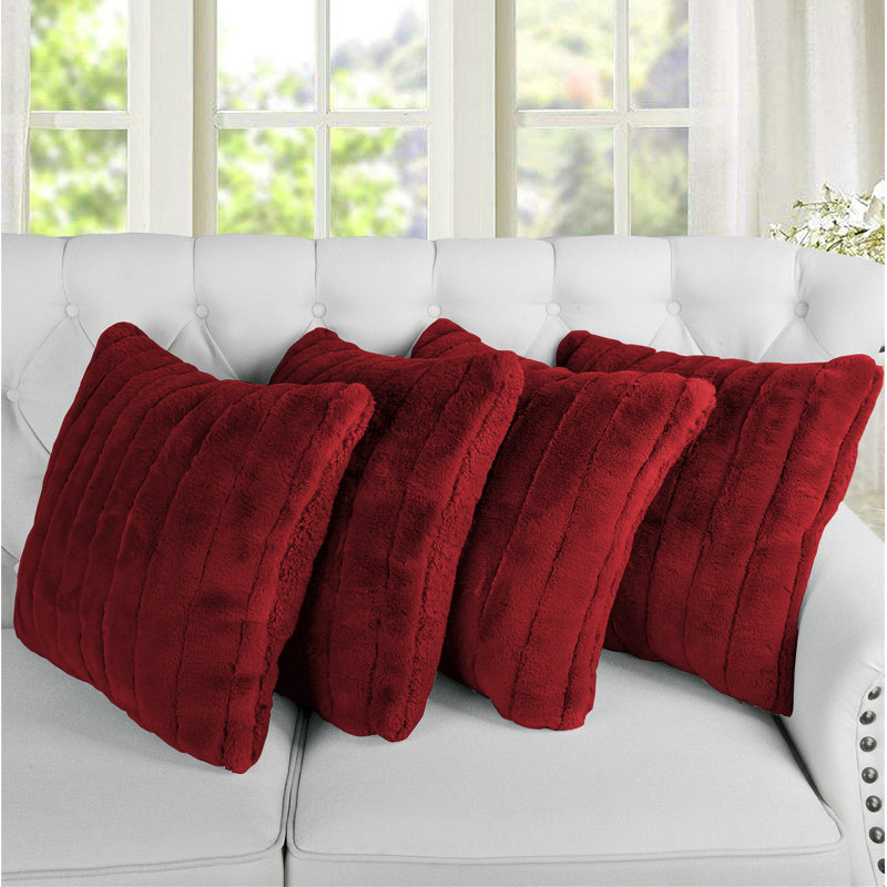 Square Cushion Cover, Jester Red
