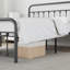 Base de lit grand avec tête de lit et pied de lit Kempst, cadre de lit plateforme en métal classique, sommier avec support à lattes en métal robuste, aucun sommier requis, silencieux-1970483956-1973685403