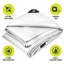 Bâche en polyéthylène robuste de 8 mil, imperméable, résistante aux rayons UV-100542073-67632972