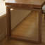 Bureau rectangulaire en bois massif brun clair-109514487