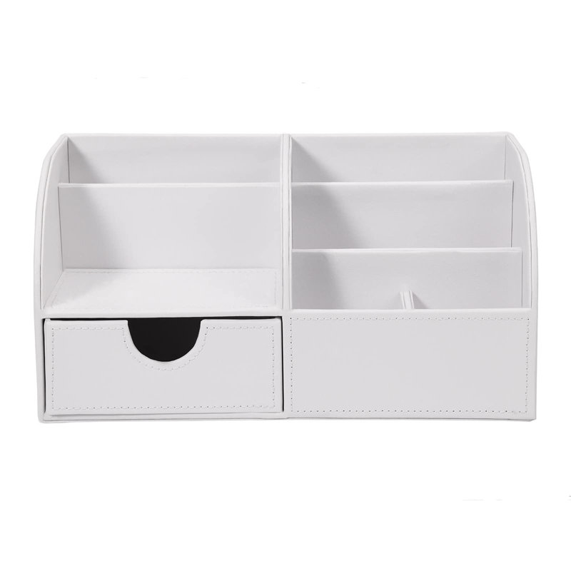 Aavyn Desk Organiser, White
