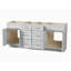 Base de meuble-lavabo double 78 po Disar-111753630