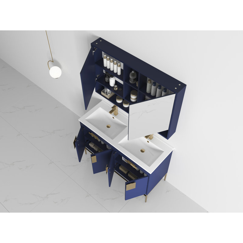 Ensemble de meuble-lavabo double 47 po Gere