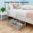 Under Bed Shoe Storage Containers with Bottom Support and Adjustable Dividers, Shoe Organizer for Closet, Fits up to 24 Pairs, 2-Pack, (Taupe)-129580955