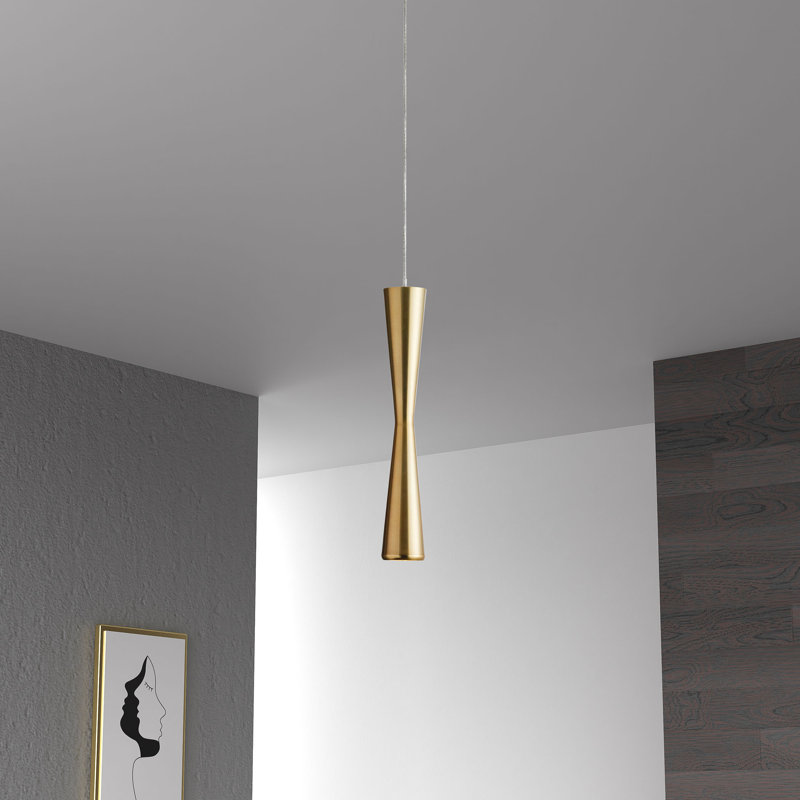 Wakeland 1 - Light LED Single Pendant, Vintage Bronze