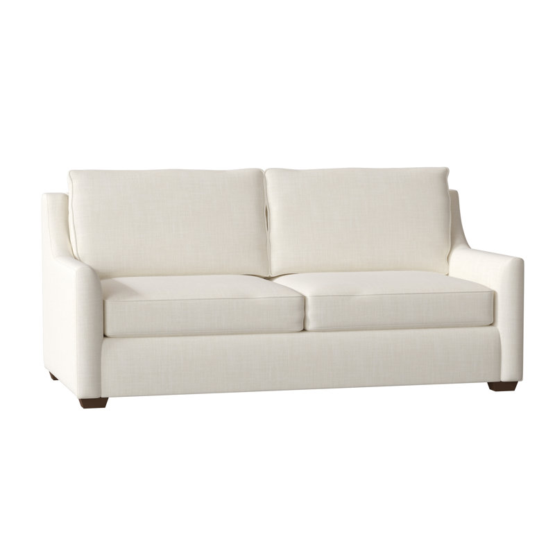 Gemi 72'' Upholstered Sofa, Conversation Pearl Basketweave