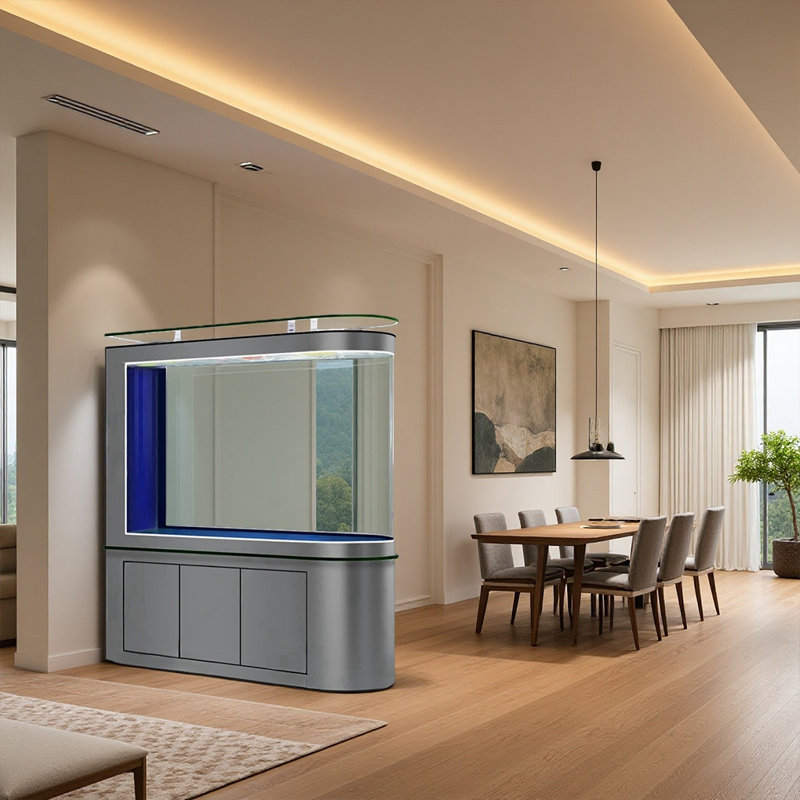 Aquarium moderne gris minimaliste moderne