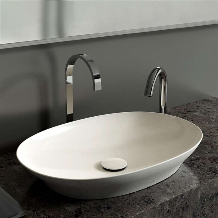 Round Milan LED Thermostatic Mixer Shower Set Luxurious Shower with LED Temperature Display