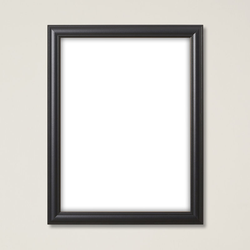 Cadre photo Kimmons biseauté noir satiné mystique, 18 po x 24 po