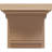 6"W x 6"D x 6"H Warren Rough Cedar Woodgrain TimberThane Corbel, Primed Tan-88293081