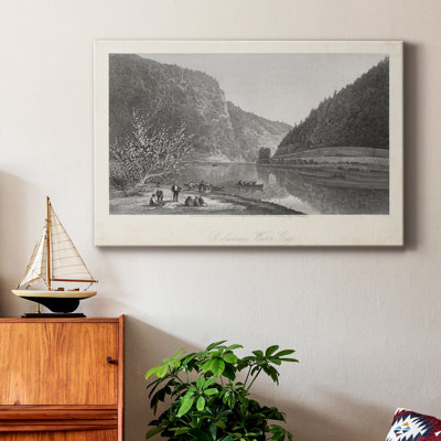 «Delaware Water Gap», reproduction sur toile tendue
