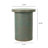 Patio Round Cement Side Table