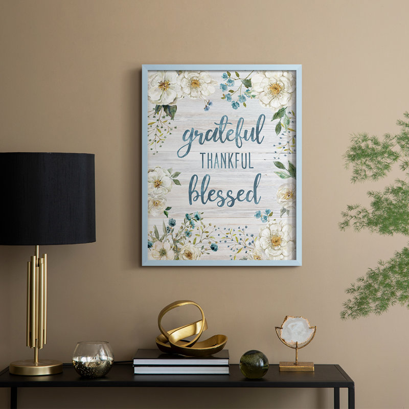 French Floral II Framed Print - Solid Wood