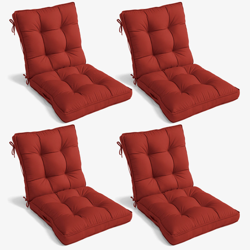 Coussin de siège / dossier extérieur / intérieur, Vert gazon, L 22,5 po x P 22,5 po
