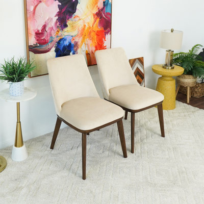 Chaise en velours Xoe