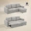 Rayssa 3 Seater Sectional Sofa Bed-606521916