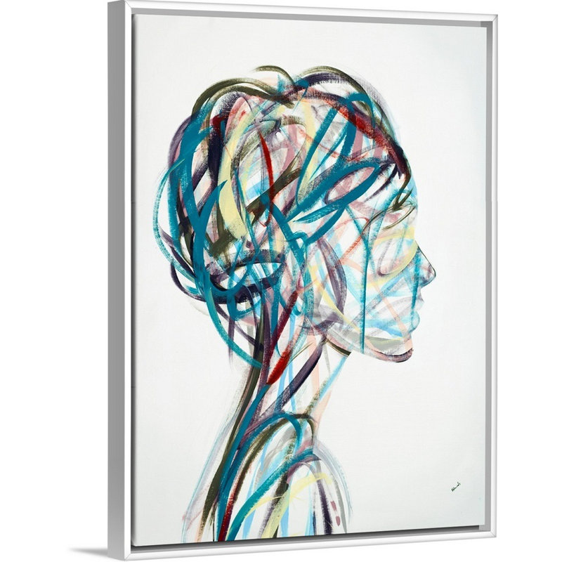 «Mirrored Music II» par Sydney Edmunds, reproduction d'art graphique sur toile, H 42 po x l 32 po x P 1,75 po