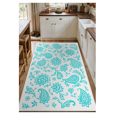 Tapis tissé à la crème Mosso