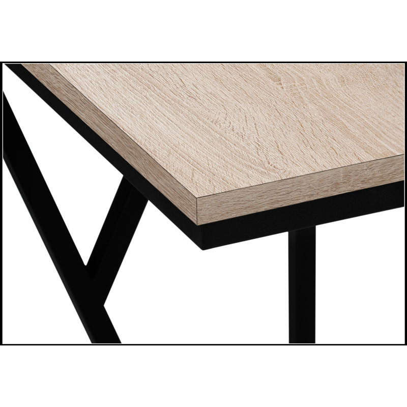 Table d'appoint en forme de C, pour utilisation finale ou latérale, conception moderne pour le salon et la chambre à coucher, peu encombrante et élégante