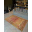 Tapis décoratif orange à motif traditionnel jaune sur le thème de la collection Barcelona-1290878981