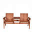 Banc d'extérieur, banc de véranda en bois, banc de jardin (sans le parasol)