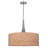 Ryler 3 Light Chandelier With Cork And Brushed Nickel Finish And Cork Shade