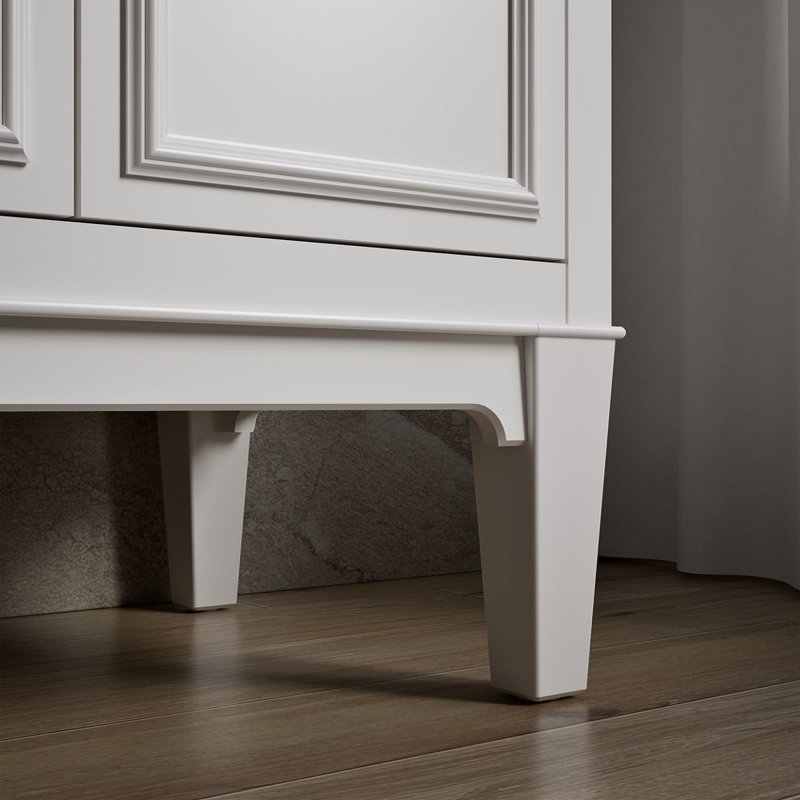 Southerk 30-In Bathroom Vanity Set, White, 24"